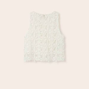 Size 14 Girls Mayoral Floral Lace Top and Green Pants Set